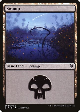 Swamp (302) [Commander 2017] | Eastridge Sports Cards & Games