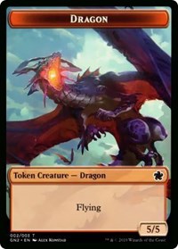 Dragon // Dinosaur Double-Sided Token [Game Night 2019 Tokens] | Eastridge Sports Cards & Games