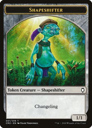 Shapeshifter Token [Commander Anthology Volume II Tokens] | Eastridge Sports Cards & Games