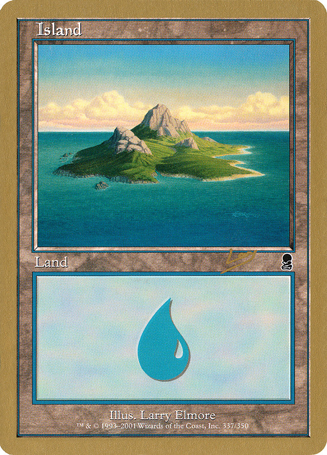 Island (rl337) (Raphael Levy) [World Championship Decks 2002] | Eastridge Sports Cards & Games