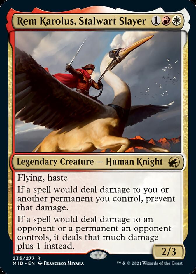 Rem Karolus, Stalwart Slayer [Innistrad: Midnight Hunt] | Eastridge Sports Cards & Games