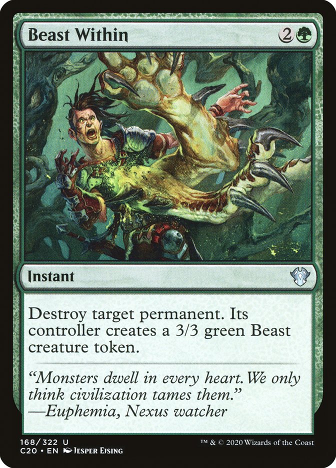 Beast Within [Commander 2020] | Eastridge Sports Cards & Games