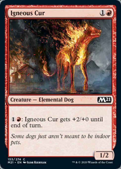 Igneous Cur [Core Set 2021] | Eastridge Sports Cards & Games