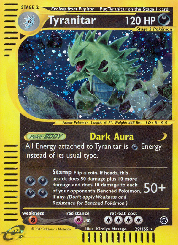 Tyranitar (29/165) [Expedition: Base Set] | Eastridge Sports Cards & Games