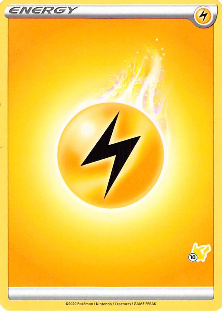 Lightning Energy (Pikachu Stamp #10) [Battle Academy 2022] | Eastridge Sports Cards & Games