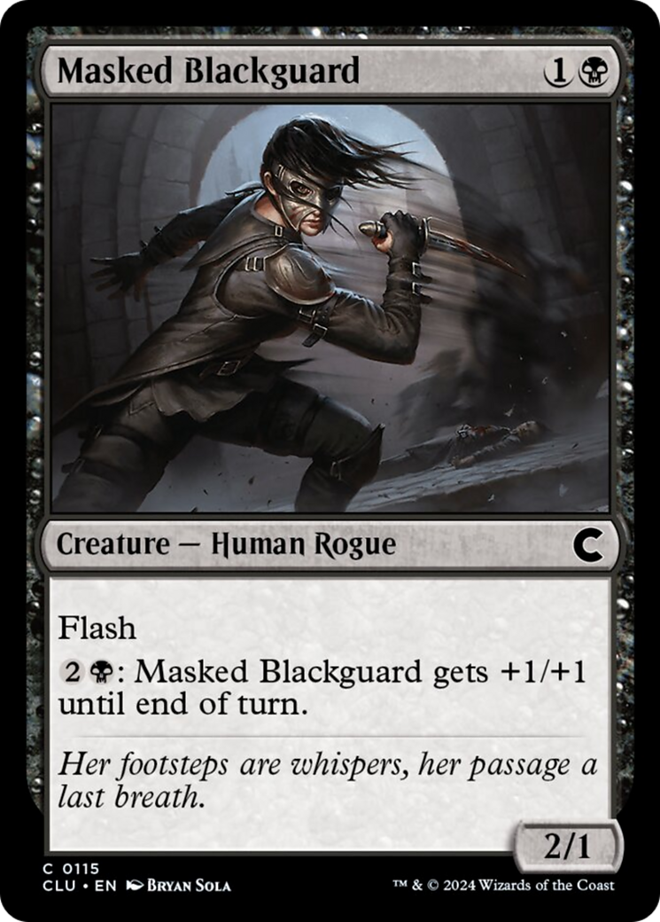 Masked Blackguard [Ravnica: Clue Edition] | Eastridge Sports Cards & Games