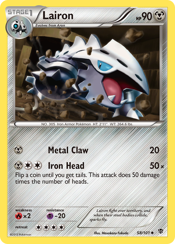 Lairon (58/101) [Black & White: Plasma Blast] | Eastridge Sports Cards & Games