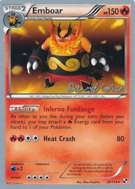 Emboar (20/114) (Twinboar - David Cohen) [World Championships 2011] | Eastridge Sports Cards & Games