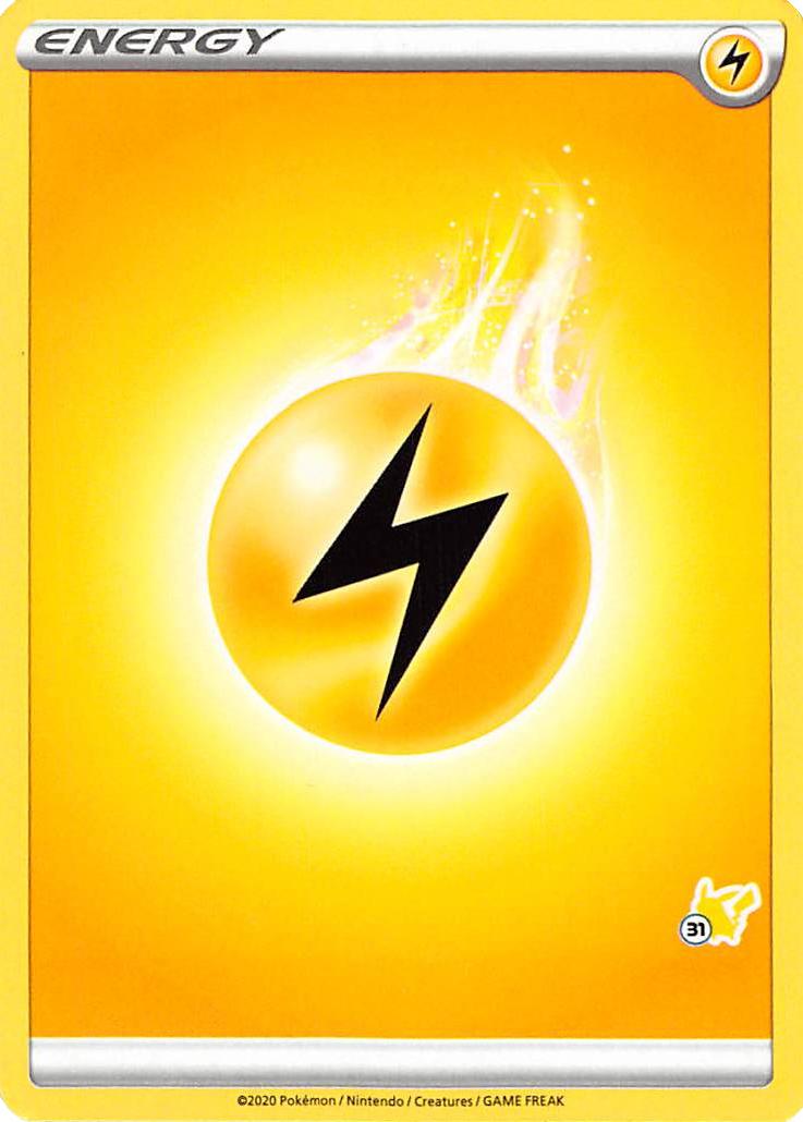 Lightning Energy (Pikachu Stamp #31) [Battle Academy 2022] | Eastridge Sports Cards & Games