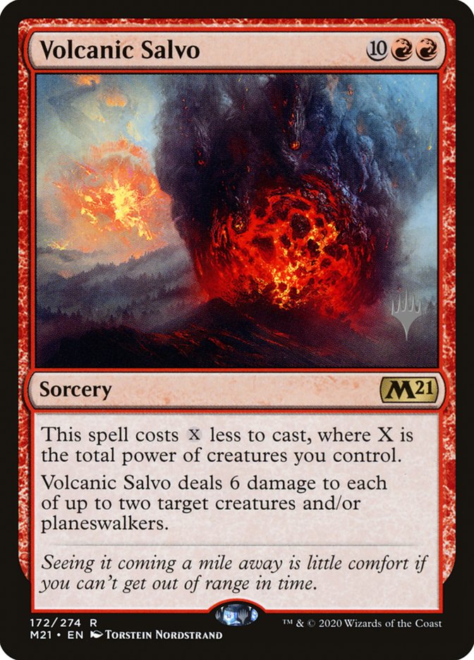 Volcanic Salvo (Promo Pack) [Core Set 2021 Promos] | Eastridge Sports Cards & Games