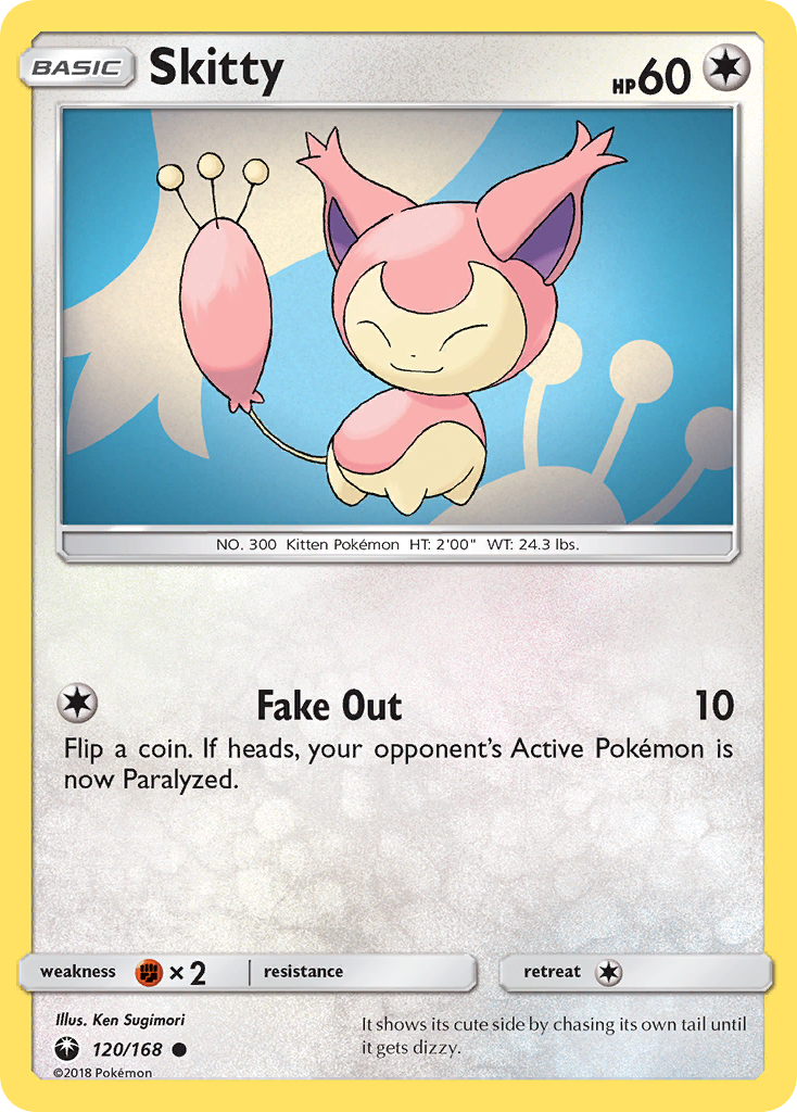 Skitty (120/168) [Sun & Moon: Celestial Storm] | Eastridge Sports Cards & Games