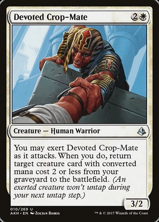 Devoted Crop-Mate [Amonkhet] | Eastridge Sports Cards & Games