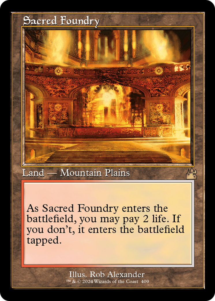 Sacred Foundry (Retro) [Ravnica Remastered] | Eastridge Sports Cards & Games