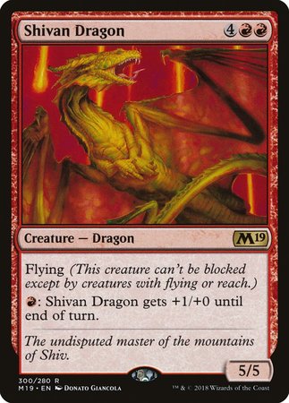 Shivan Dragon [Core Set 2019] | Eastridge Sports Cards & Games