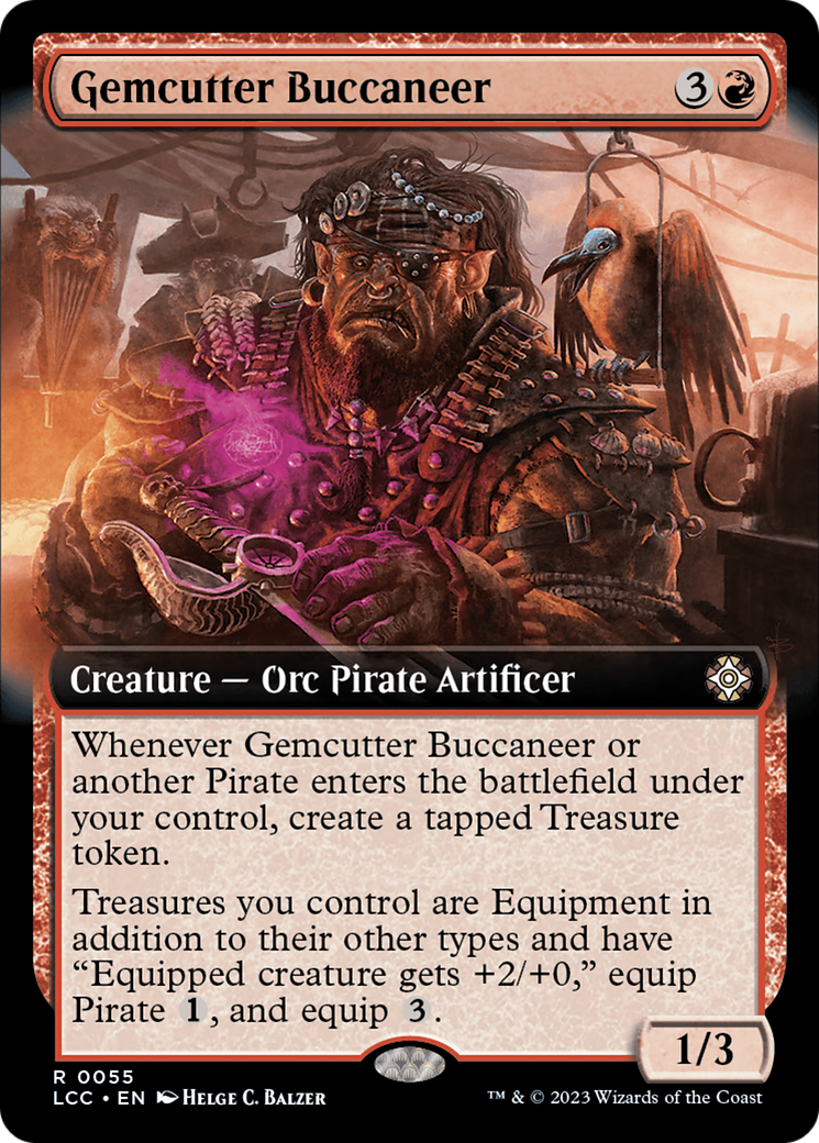 Gemcutter Buccaneer (Extended Art) [The Lost Caverns of Ixalan Commander] | Eastridge Sports Cards & Games