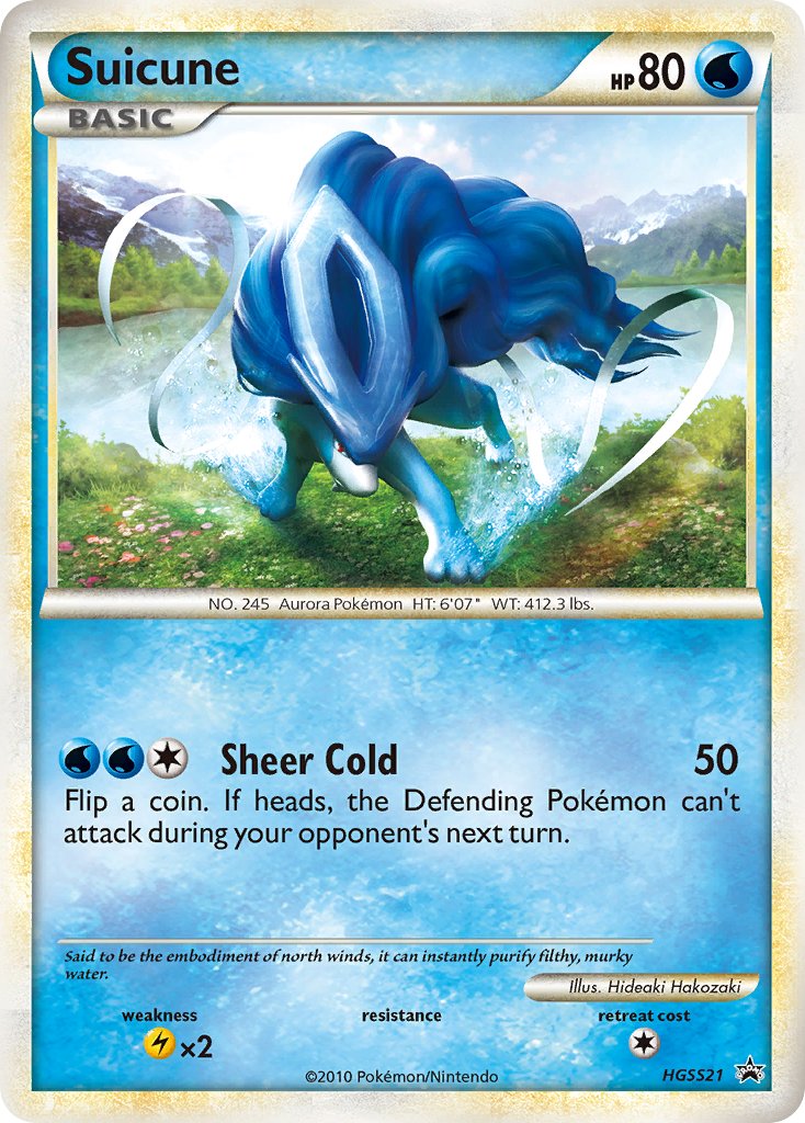 Suicune (HGSS21) [HeartGold & SoulSilver: Black Star Promos] | Eastridge Sports Cards & Games