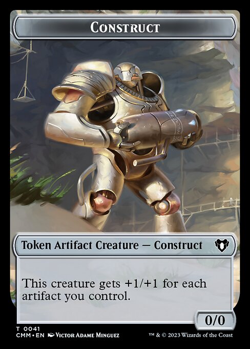 Servo // Construct (0041) Double-Sided Token [Commander Masters Tokens] | Eastridge Sports Cards & Games