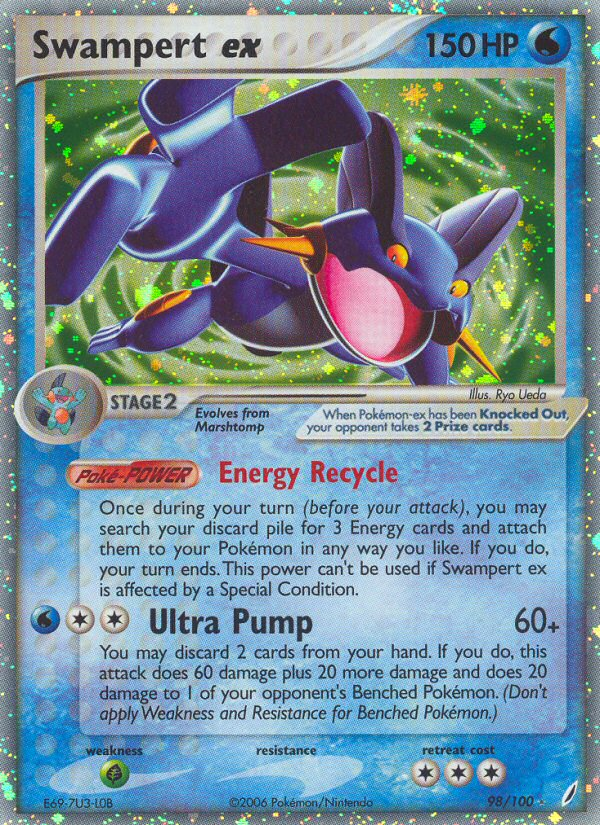 Swampert ex (98/100) [EX: Crystal Guardians] | Eastridge Sports Cards & Games