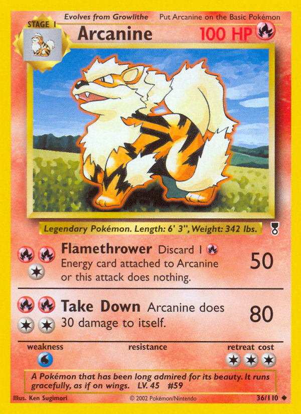 Arcanine (36/110) [Legendary Collection] | Eastridge Sports Cards & Games