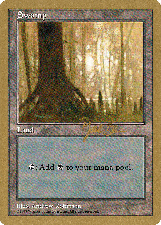 Swamp (js441) (Jakub Slemr) [World Championship Decks 1997] | Eastridge Sports Cards & Games