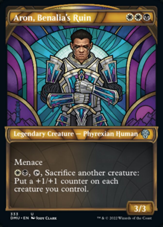 Aron, Benalia's Ruin (Showcase Textured) [Dominaria United] | Eastridge Sports Cards & Games