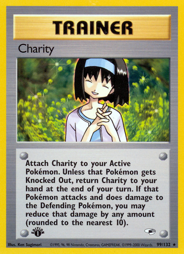 Charity (99/132) [Gym Heroes 1st Edition] | Eastridge Sports Cards & Games