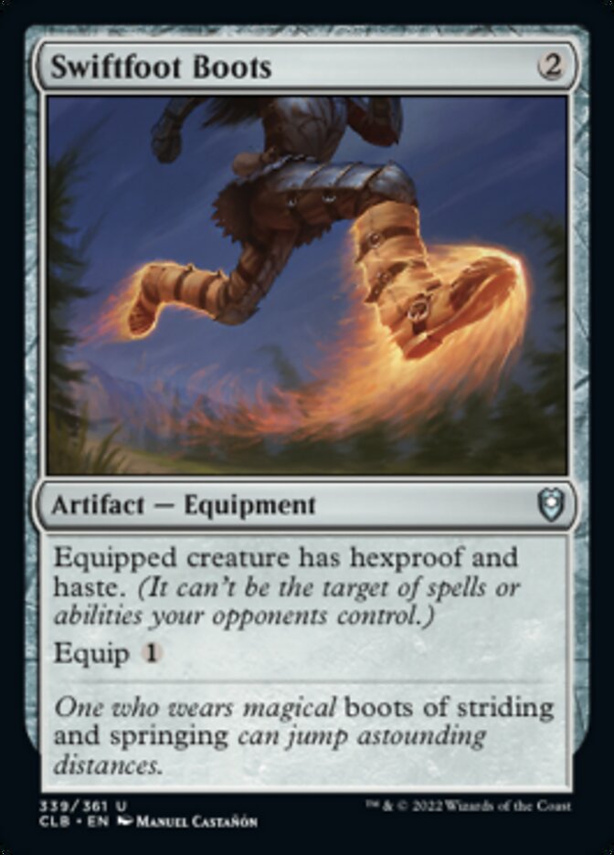 Swiftfoot Boots [Commander Legends: Battle for Baldur's Gate] | Eastridge Sports Cards & Games