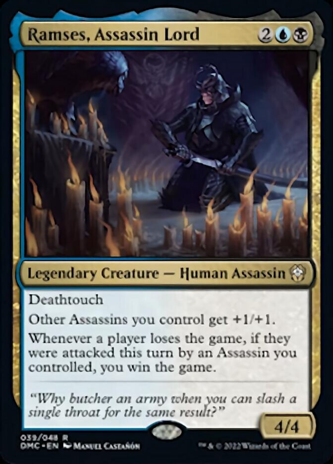 Ramses, Assassin Lord [Dominaria United Commander] | Eastridge Sports Cards & Games