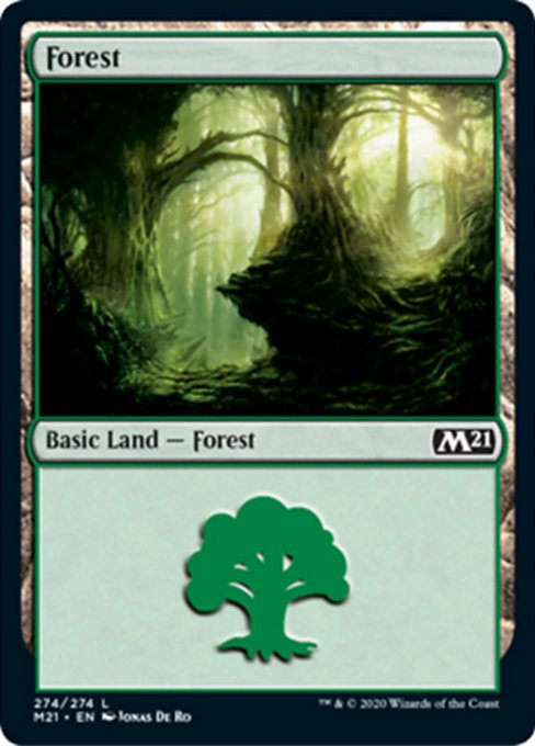 Forest (274) [Core Set 2021] | Eastridge Sports Cards & Games