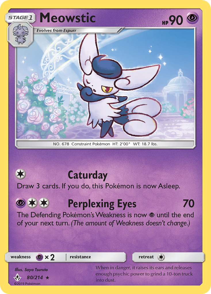 Meowstic (80/214) [Sun & Moon: Unbroken Bonds] | Eastridge Sports Cards & Games