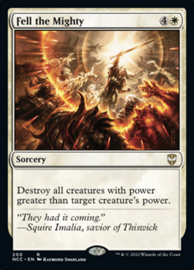 Fell the Mighty [Streets of New Capenna Commander] | Eastridge Sports Cards & Games
