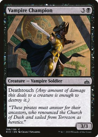 Vampire Champion [Rivals of Ixalan] | Eastridge Sports Cards & Games