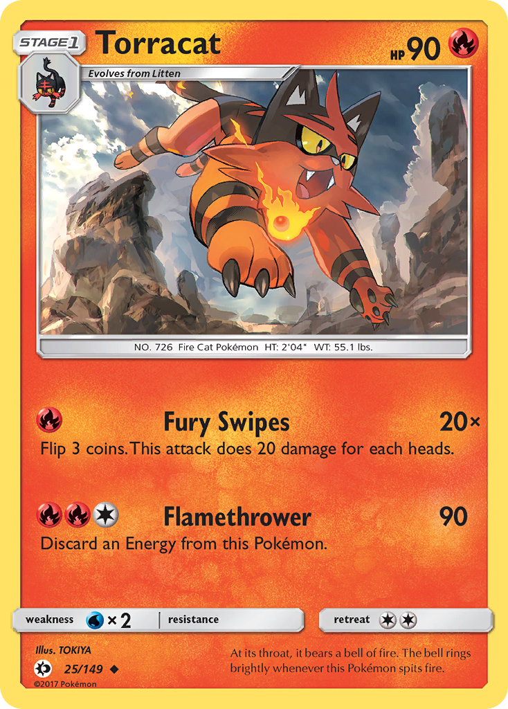 Torracat (25/149) [Sun & Moon: Base Set] | Eastridge Sports Cards & Games