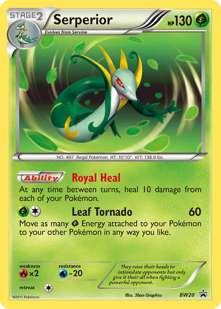 Serperior (BW20) [Black & White: Black Star Promos] | Eastridge Sports Cards & Games