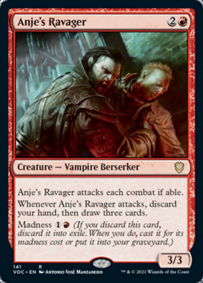 Anje's Ravager [Innistrad: Crimson Vow Commander] | Eastridge Sports Cards & Games