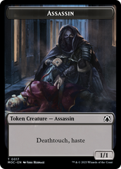 Assassin // Knight (10) Double-Sided Token [March of the Machine Commander Tokens] | Eastridge Sports Cards & Games
