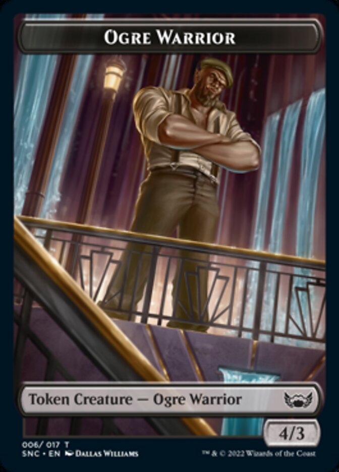 Ogre Warrior // Citizen Double-sided Token [Streets of New Capenna Tokens] | Eastridge Sports Cards & Games