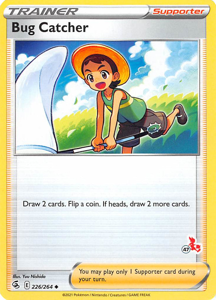 Bug Catcher (226/264) (Cinderace Stamp #47) [Battle Academy 2022] | Eastridge Sports Cards & Games