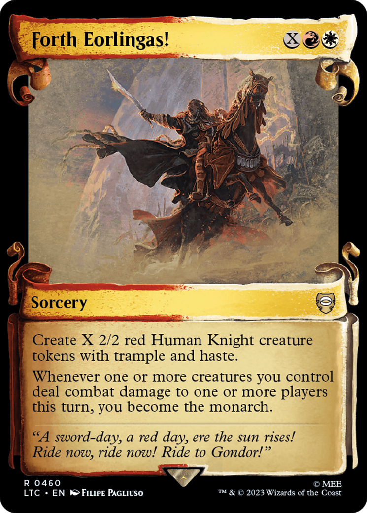 Forth Eorlingas! [The Lord of the Rings: Tales of Middle-Earth Commander Showcase Scrolls] | Eastridge Sports Cards & Games