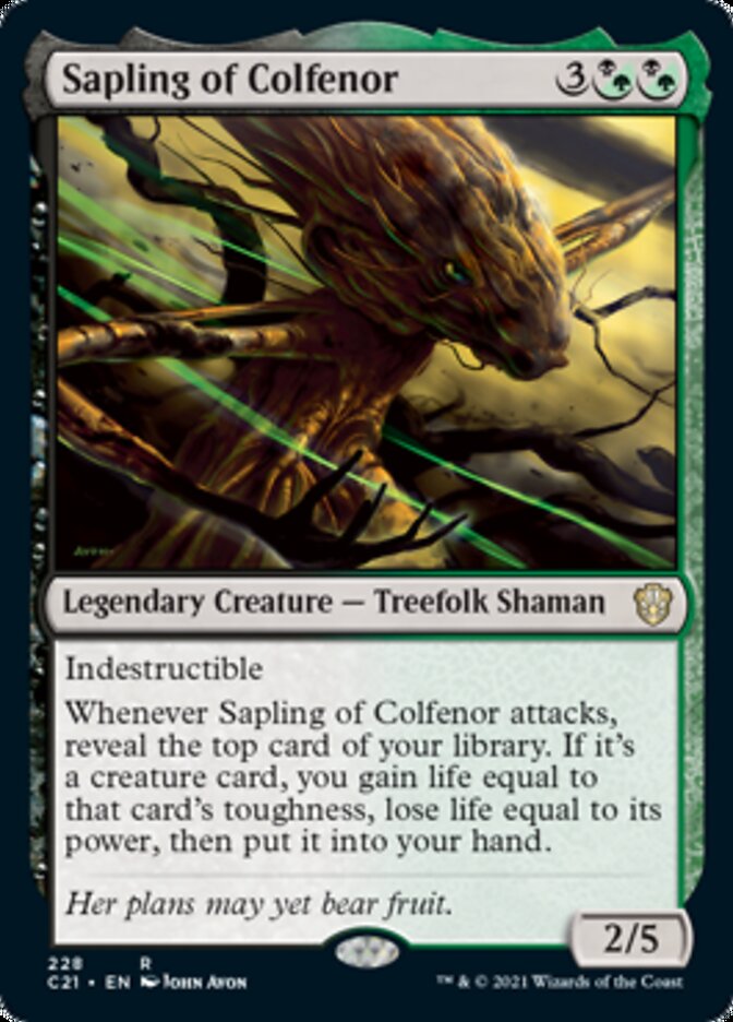 Sapling of Colfenor [Commander 2021] | Eastridge Sports Cards & Games