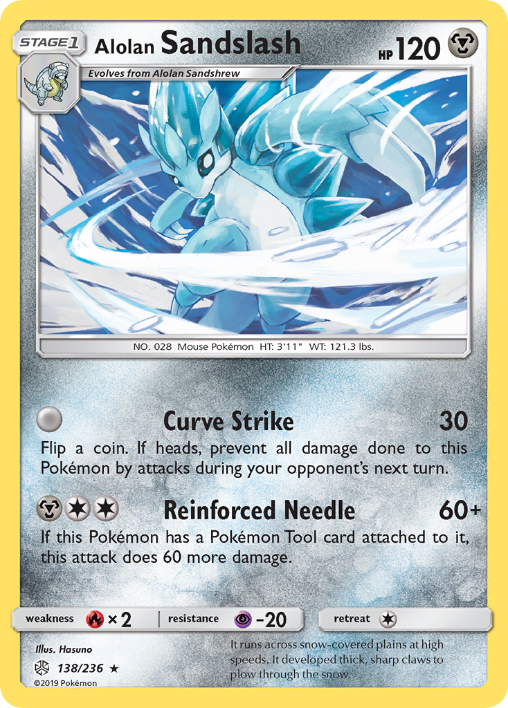 Alolan Sandslash (138/236) [Sun & Moon: Cosmic Eclipse] | Eastridge Sports Cards & Games