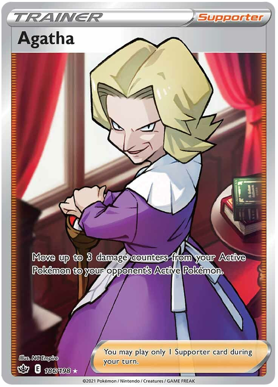 Agatha (186/198) [Sword & Shield: Chilling Reign] | Eastridge Sports Cards & Games