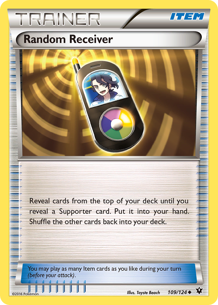 Random Receiver (109/124) [XY: Fates Collide] | Eastridge Sports Cards & Games