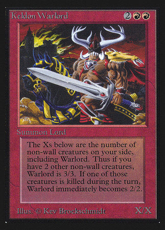Keldon Warlord (IE) [Intl. Collectors’ Edition] | Eastridge Sports Cards & Games