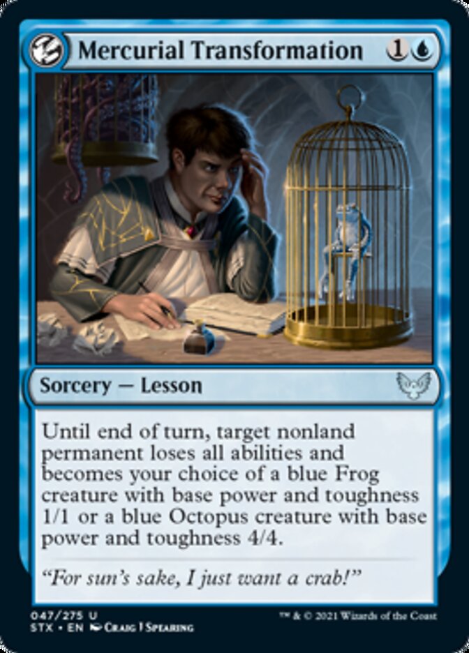 Mercurial Transformation [Strixhaven: School of Mages] | Eastridge Sports Cards & Games