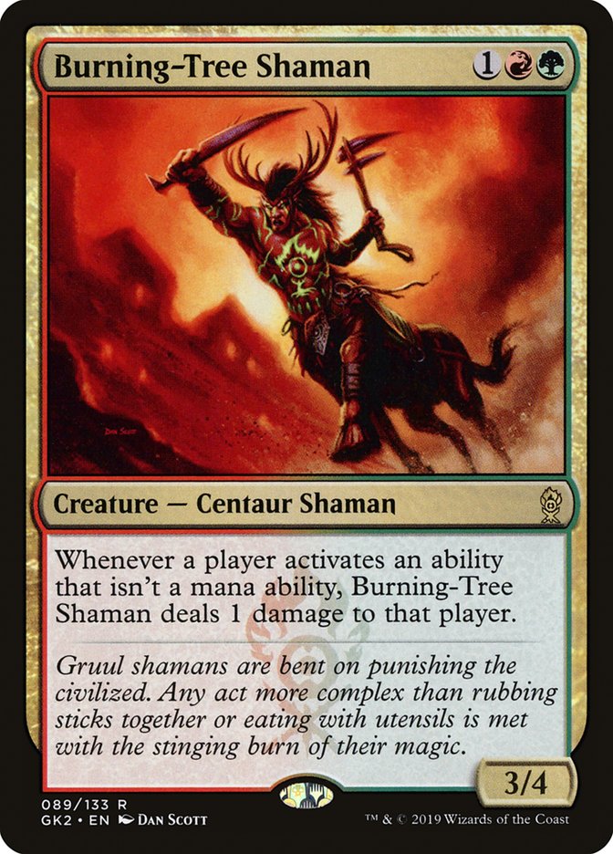 Burning-Tree Shaman [Ravnica Allegiance Guild Kit] | Eastridge Sports Cards & Games