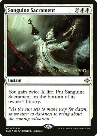 Sanguine Sacrament [Ixalan Promos] | Eastridge Sports Cards & Games