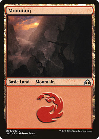Mountain (293) [Shadows over Innistrad] | Eastridge Sports Cards & Games