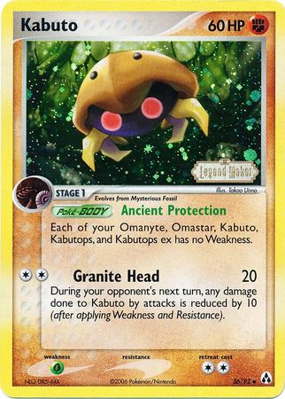 Kabuto (36/92) (Stamped) [EX: Legend Maker] | Eastridge Sports Cards & Games