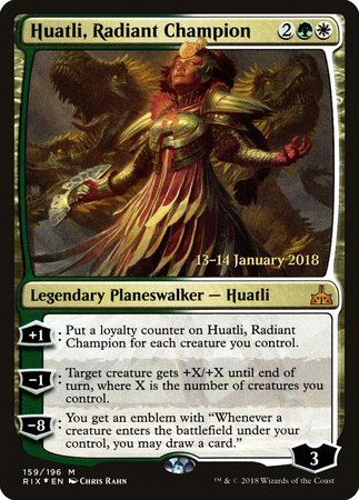 Huatli, Radiant Champion [Rivals of Ixalan Promos] | Eastridge Sports Cards & Games